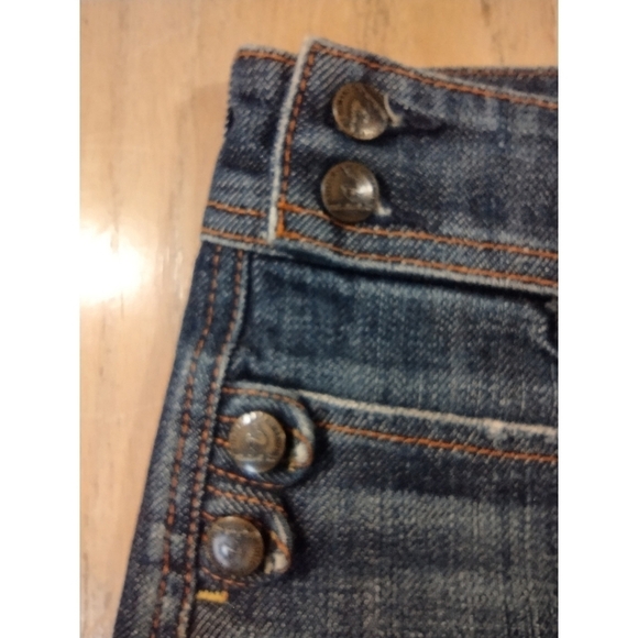 Citizens of Humanity distressed denim skirt - Picture 13 of 15